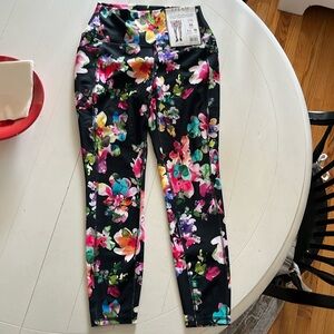 New with tags floral RBX leggings size medium